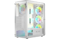 Корпус Logic concept PORTOS MESH+GLASS ARGB fans 3x120mm WHITE (AM-PORTOS-20-0000000-0002)