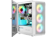 Корпус Logic concept PORTOS MESH+GLASS ARGB fans 3x120mm WHITE (AM-PORTOS-20-0000000-0002)