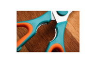 Кухонные ножницы Gusto 21 см Блакитно-помаранчеві (GT-6121)