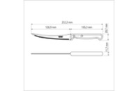 Кухонный нож Tramontina Ultracorte Tomato 127 мм (23852/105)