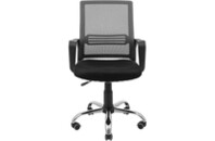 Офисное кресло Richman Джина Хром Пиастра Сетка черная + серая (ADD0003117)