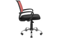 Офисное кресло Richman Старый Хром Пиастра Сетка черная + красная (ADD0003155)