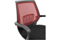 Офисное кресло Richman Старый Хром Пиастра Сетка черная + красная (ADD0003155)