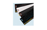 Наклейка на клавиатуру SampleZone непрозрачная чорная, бело-синяя (SZ-BK-BS)