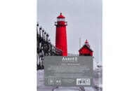 Книга записная Axent R&B Lighthouse А5 твердая обложка 96 листов в клетку (8457-4-A)