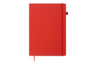 Книга записная Buromax Etalon 210x295 мм 96 листов в клетку обложка из искусственной кожи Красный (BM.294160-05)