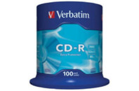 Диск CD Verbatim 700Mb 52x Cake box 100шт Extra (43411)