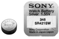 Батарейка SR421SW 348 Sony 1.55V 1шт