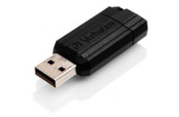 USB флеш накопитель Verbatim 64GB Store 'n' Go PinStripe Black USB 2.0 (49065)