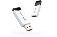 USB флеш накопитель eXceleram 64GB H2 Series White/Black USB 2.0 (EXU2H2W64)
