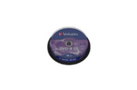 Диск DVD Verbatim 8.5Gb 8x CakeBox 10 шт Matte Silver (43666)