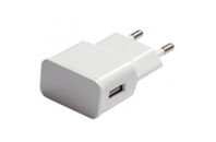 Зарядное устройство Grand-X USB 5V 2,1A White + cable USB -> Lightning, Cu (CH03LTW)