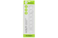 Сетевой фильтр питания PATRON 5.0 m3*1mm2 (SP-1065)  6 розеток BLACK (EXT-PN-SP-1065)
