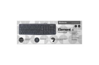 Клавиатура Defender Element HB-520 UKR Black (45529)