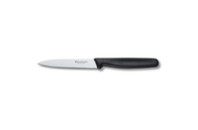 Кухонный нож Victorinox Standart 10 см, с волнистым лезвием, черный (5.0733)
