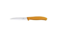 Кухонный нож Victorinox SwissClassic для нарезки 10 см, волнистое лезвие, оранжевый (6.7736.L9)