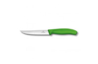 Кухонный нож Victorinox SwissClassic для стейка 12 см, волнистое лезвие, зеленый (6.7936.12L4)