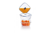Пищевой контейнер Luminarc Pure Box Active набор 3шт квадр. 380мл/770мл/1220мл (P5276)