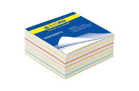 Бумага для заметок BUROMAX Rainbow 80х80х30мм, glued (BM.2232)