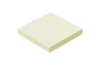 Бумага для заметок BUROMAX with adhesive layer 76х76мм, 100sheets, JOBMAX, yellow (BM.2312-01)