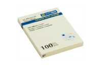 Бумага для заметок BUROMAX with adhesive layer 76x102мм, 100sheets, yellow (BM.2313-01)