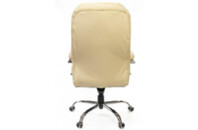 Офисное кресло АКЛАС Тироль CH MB кожа натур. бежевое (12443)