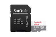 Карта памяти SANDISK 64GB microSD class 10 Ultra Light (SDSQUNR-064G-GN3MA)