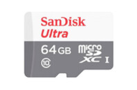 Карта памяти SANDISK 64GB microSD class 10 Ultra Light (SDSQUNR-064G-GN3MN)