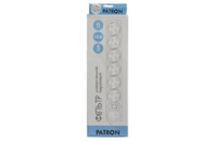 Сетевой фильтр питания PATRON 5.0 m, 3*1.5mm2 (SP-1665) 6 розеток BLACK (EXT-PN-SP-1665)