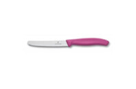 Кухонный нож Victorinox SwissClassic для овощей 11 см, волнистое лезвие, Pink (6.7836.L115)