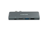 Концентратор CANYON 1*Type C PD100W+2*HDMI+1*USB3.0+1*USB2.0+1*SD+1*TF (CNS-TDS05B)