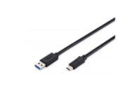 Дата кабель USB 3.0 Type-C to AM 1.0m DIGITUS (AK-300136-010-S)