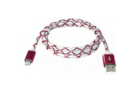 Дата кабель USB08-03LT USB - Micro USB, RedLED backlight, 1m Defender (87556)