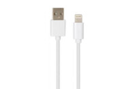Дата кабель USB 2.0 AM to Lightning PVC 1m white Vinga (VCPDCL1W)