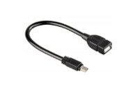 Дата кабель OTG USB 2.0 AF to Mini 5P 0.1m Atcom (12822)