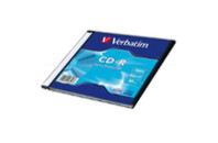 Диск CD Verbatim 700Mb 52x 1шт Slim Case (43347-1disk)