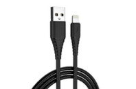 Дата кабель ColorWay USB 2.0 AM to Lightning 1.0m black (CW-CBUL024-BK)