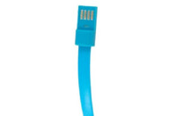 Дата кабель USB 2.0 AM to Lightning 0.2m браслет blue EXTRADIGITAL (KBU1784)