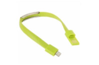 Дата кабель USB 2.0 AM to Lightning 0.2m браслет green EXTRADIGITAL (KBU1782)