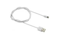 Дата кабель USB 2.0 AM to Lightning 1.0m MFI CANYON (CNS-MFICAB01W)