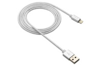 Дата кабель USB 2.0 AM to Lightning 1.0m MFI Pearl White CANYON (CNS-MFIC3PW)