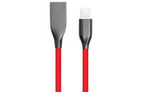 Дата кабель USB 2.0 AM to Lightning 2.0m red PowerPlant (CA911417)