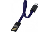 Дата кабель USB 2.0 AM to Micro 5P 0.22m blue ColorWay (CW-CBUM022-BL)