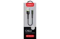 Дата кабель USB 2.0 AM to Micro 5P 0.2m CBFLEXM0 black Intaleo (1283126487422)