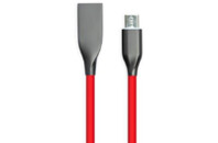 Дата кабель USB 2.0 AM to Micro 5P 1.0m red PowerPlant (CA911363)
