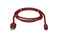 Дата кабель USB 2.0 AM to Micro 5P 1.0m USB08-03T red Defender (87801)