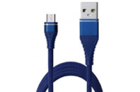 Дата кабель USB 2.0 AM to Micro 5P 1.2m 2A Blue Grand-X (NM012BL)