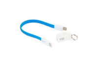 Дата кабель USB 2.0 AM to Type-C 0.18m blue EXTRADIGITAL (KBU1787)