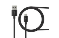 Дата кабель USB 2.0 AM to Type-C 0.2m black Piko (1283126493843)