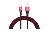 Дата кабель USB 2.0 AM to Type-C 1.0m Jagger T-C814 Red T-PHOX (T-C814 red)